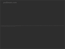 Tablet Screenshot of podbeam.com